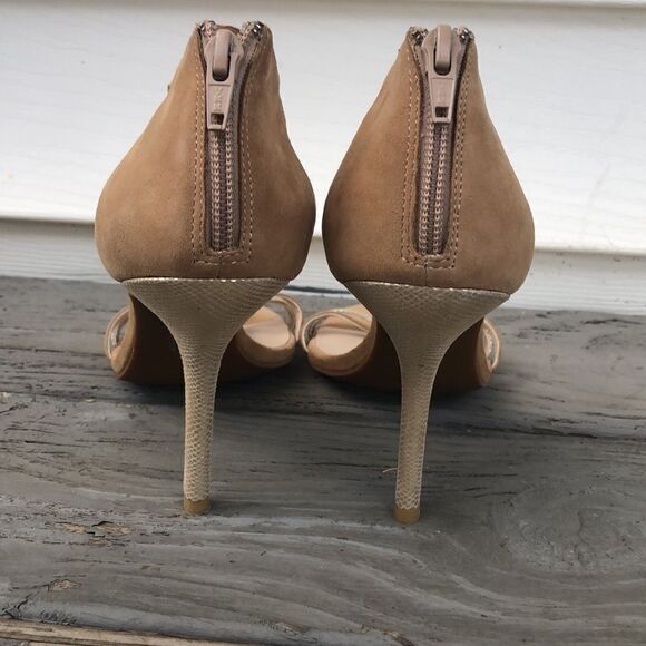 Neiman Marcus Suede Strap Herls - Picture 3 of 6